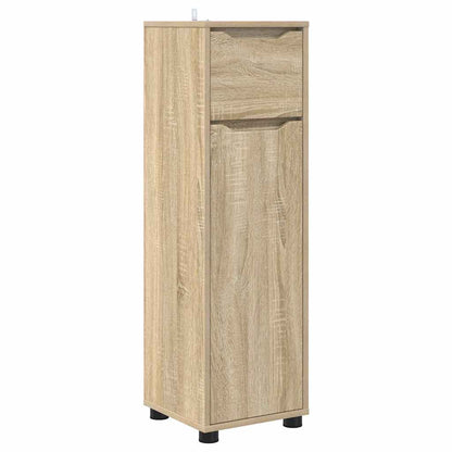 Badkamer Kast Sonoma Eiken 30,5 x 30 x 101 cm Bewerkt hout