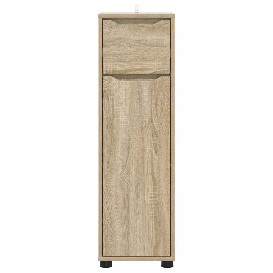 Badkamer Kast Sonoma Eiken 30,5 x 30 x 101 cm Bewerkt hout
