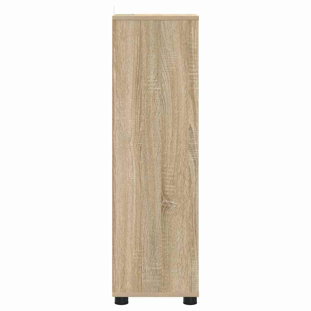 Badkamer Kast Sonoma Eiken 30,5 x 30 x 101 cm Bewerkt hout