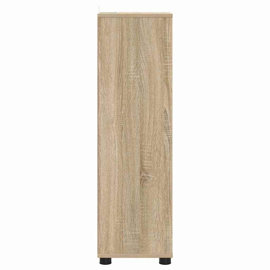 Badkamer Kast Sonoma Eiken 30,5 x 30 x 101 cm Bewerkt hout