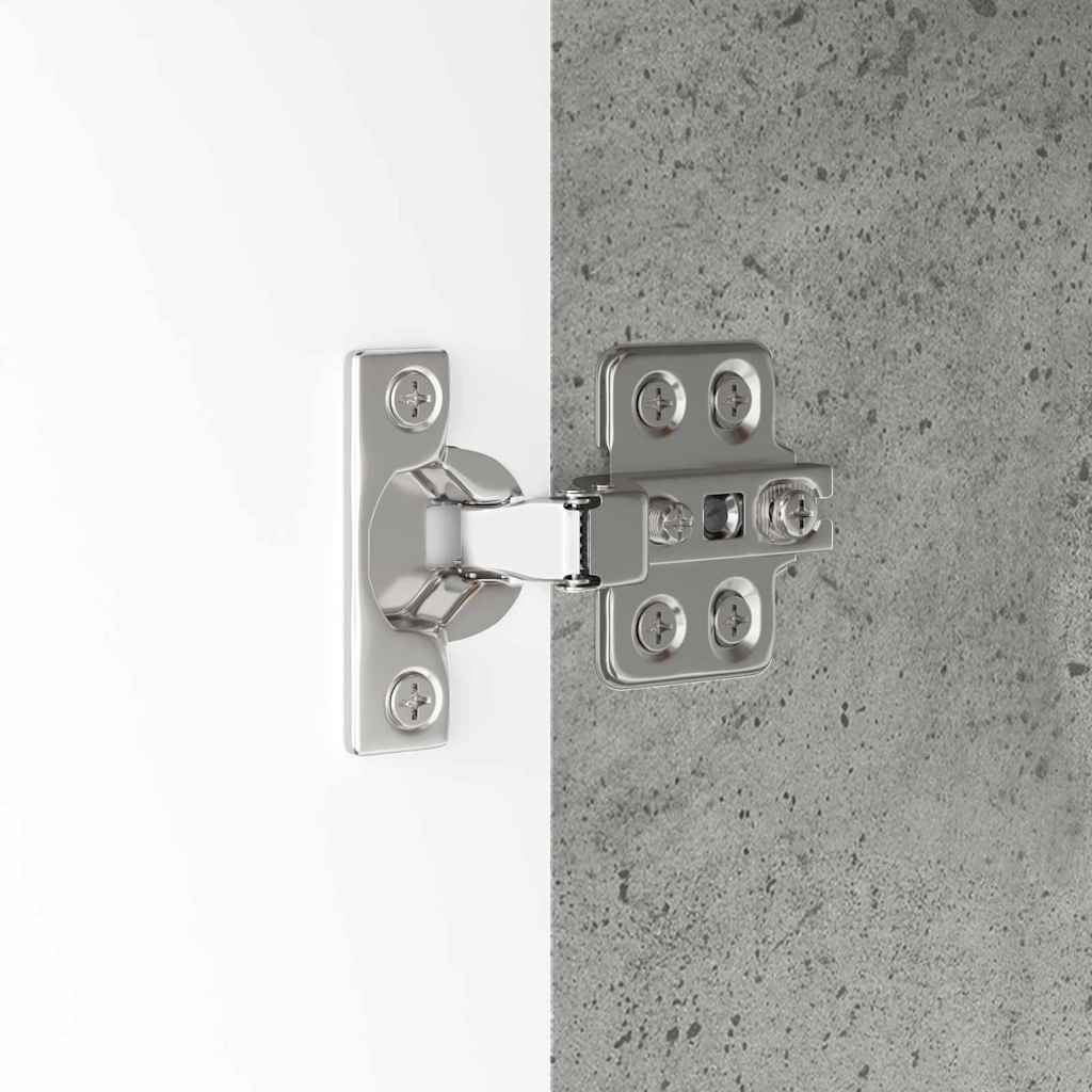 Badkamer Kast Beton Grijs 30,5 x 30 x 101 cm Bewerkt hout