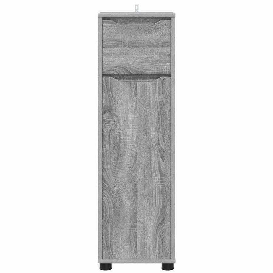 Badkamer Kast Grijs Sonoma 30,5 x 30 x 101 cm Bewerkt hout