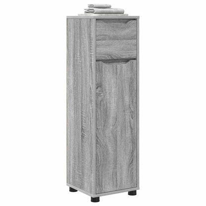 Badkamer Kast Grijs Sonoma 30,5 x 30 x 101 cm Bewerkt hout