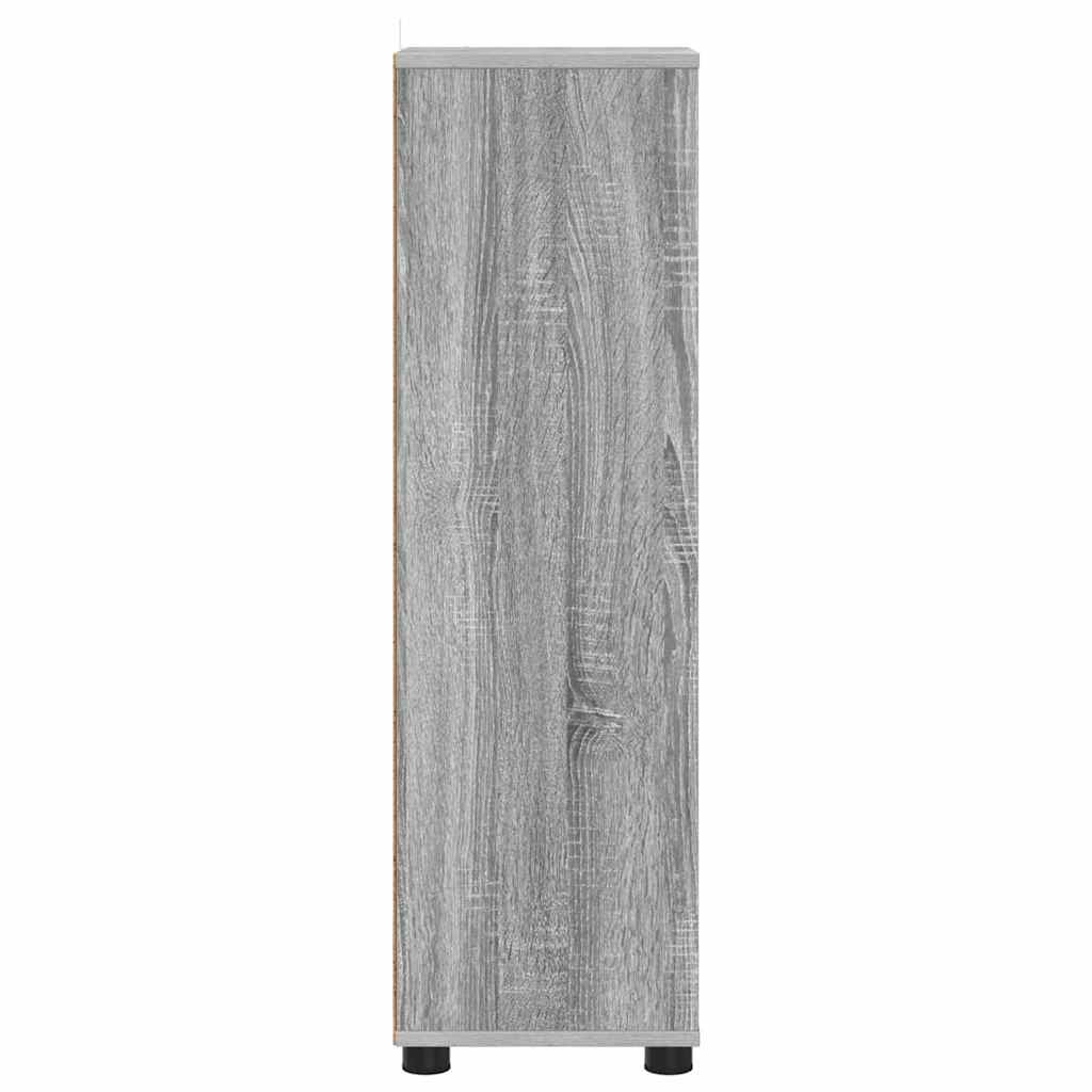 Badkamer Kast Grijs Sonoma 30,5 x 30 x 101 cm Bewerkt hout