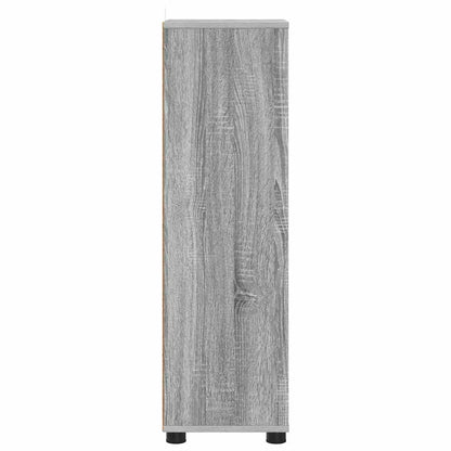 Badkamer Kast Grijs Sonoma 30,5 x 30 x 101 cm Bewerkt hout