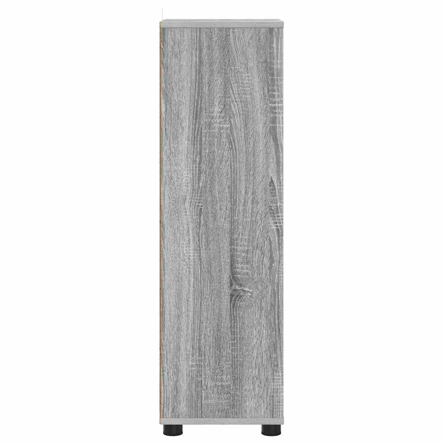 Badkamer Kast Grijs Sonoma 30,5 x 30 x 101 cm Bewerkt hout