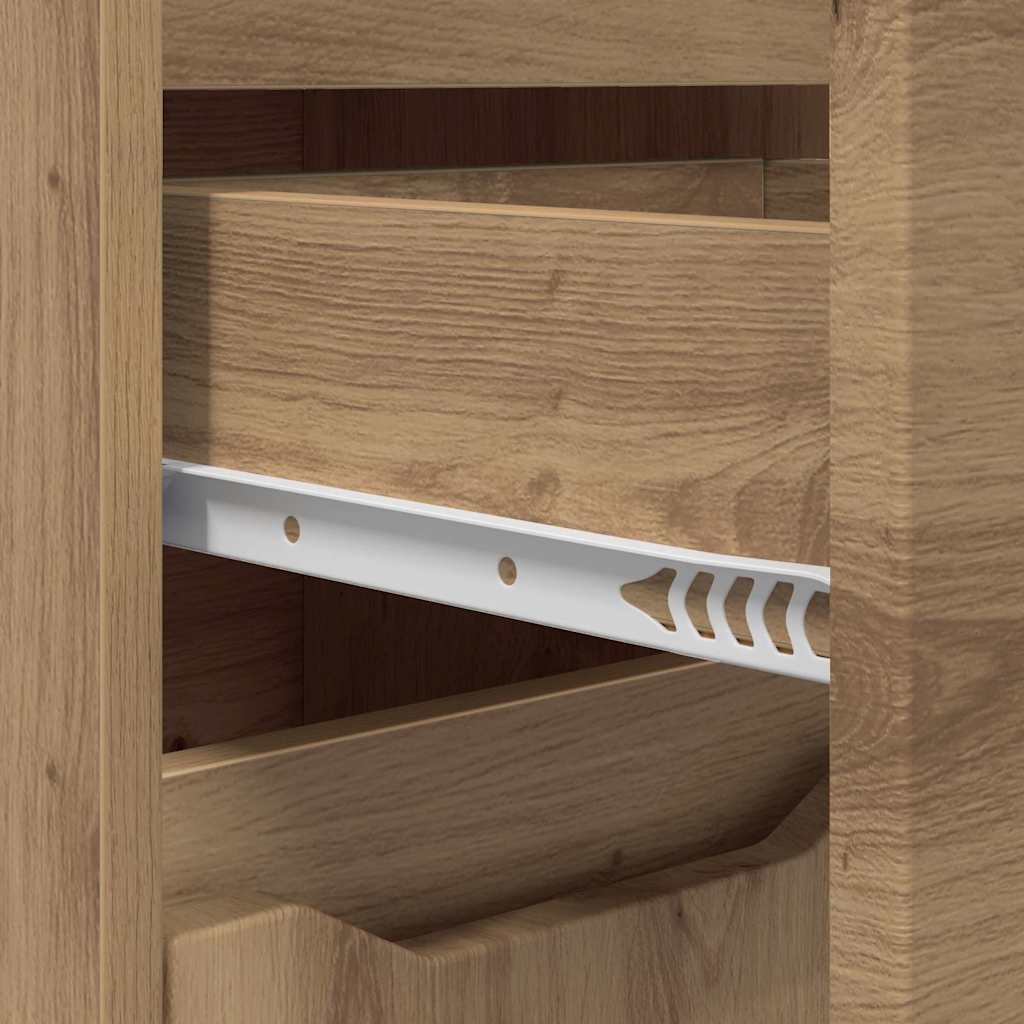 Badkamer Kast Artisan Eiken 30,5 x 30 x 101 cm Bewerkt hout