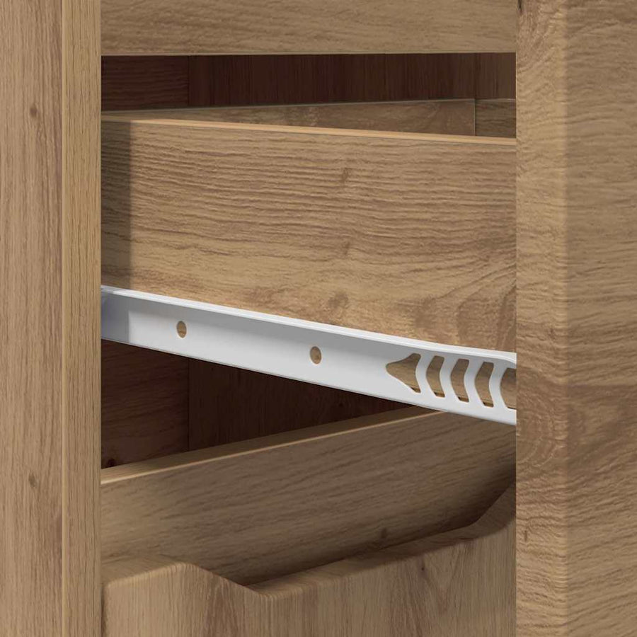 Badkamer Kast Artisan Eiken 30,5 x 30 x 101 cm Bewerkt hout