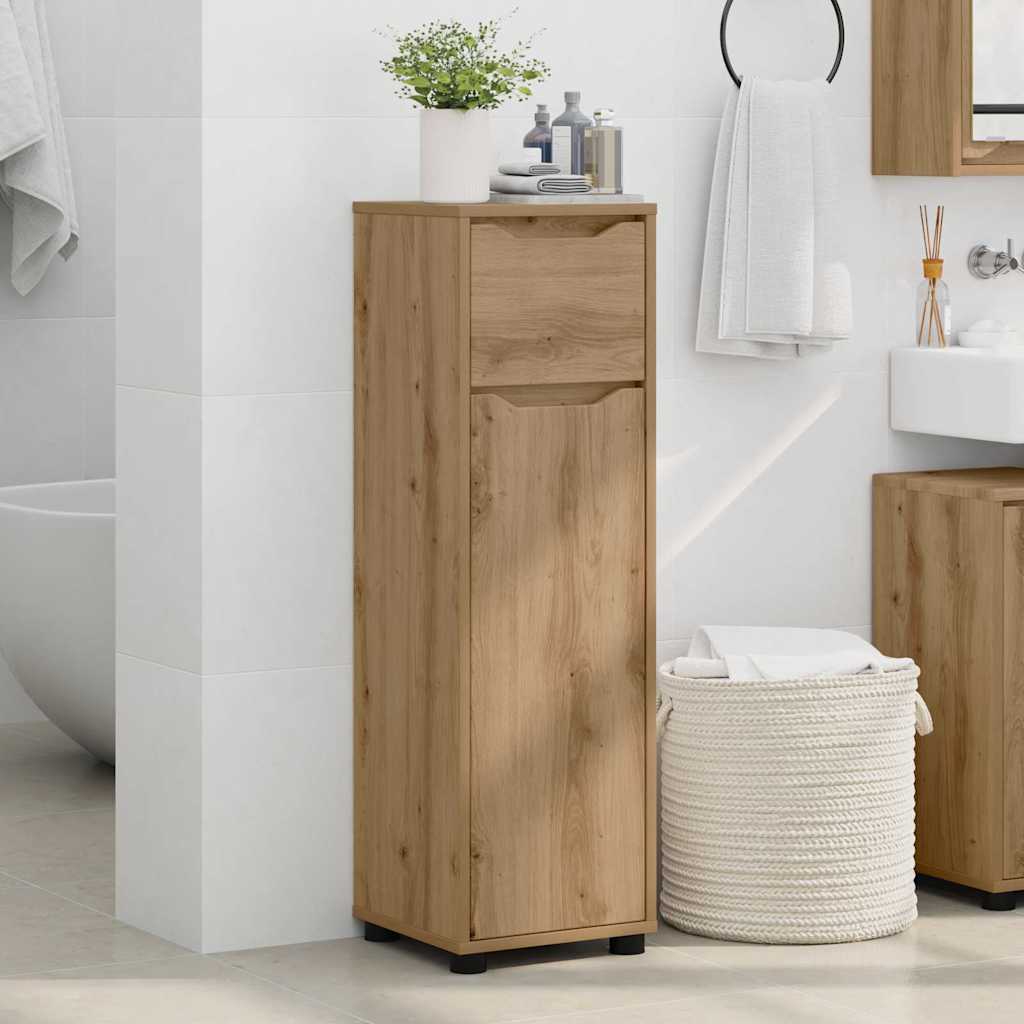 Badkamer Kast Artisan Eiken 30,5 x 30 x 101 cm Bewerkt hout