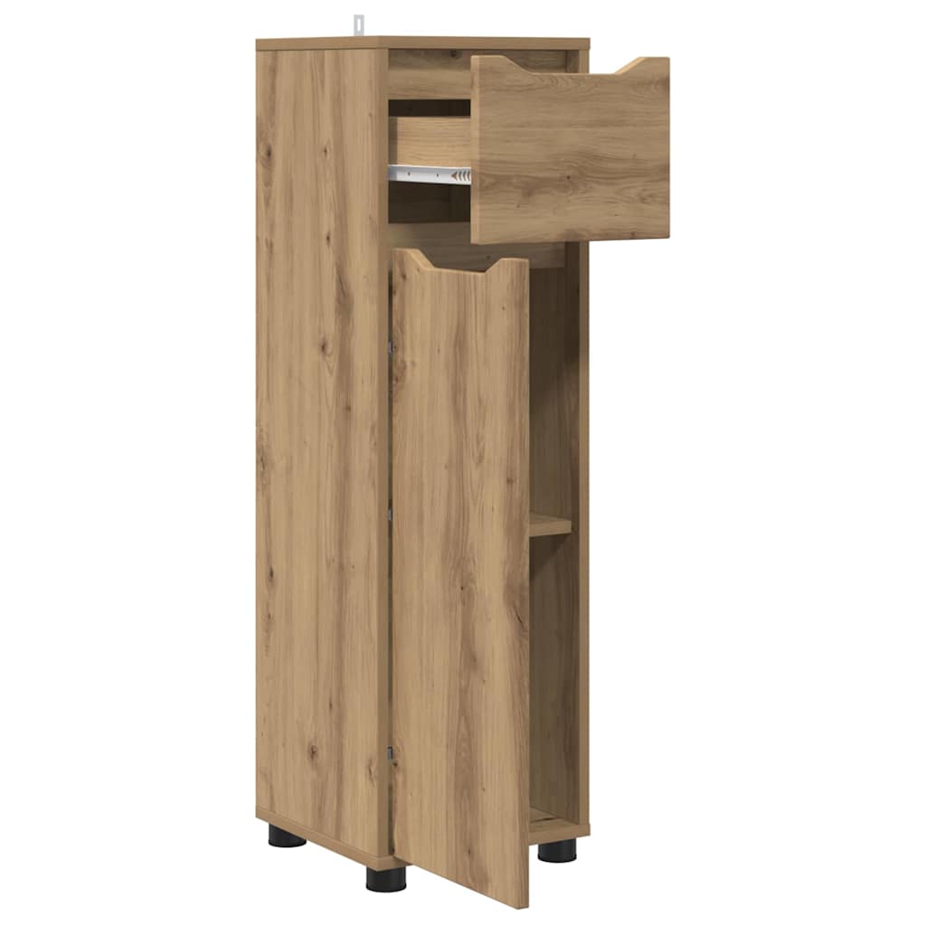 Badkamer Kast Artisan Eiken 30,5 x 30 x 101 cm Bewerkt hout
