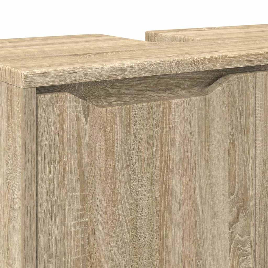 Badkamer wastafelkast Sonoma Eiken 60 x 30 x 60 cm Bewerkt hout