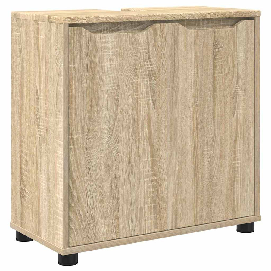 Badkamer wastafelkast Sonoma Eiken 60 x 30 x 60 cm Bewerkt hout