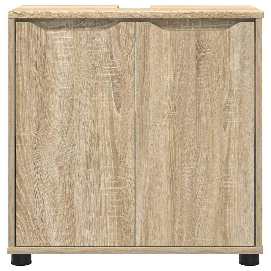 Badkamer wastafelkast Sonoma Eiken 60 x 30 x 60 cm Bewerkt hout