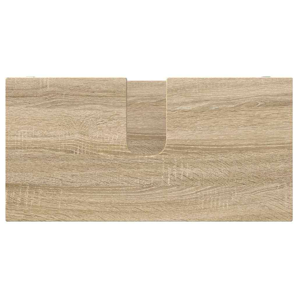 Badkamer wastafelkast Sonoma Eiken 60 x 30 x 60 cm Bewerkt hout