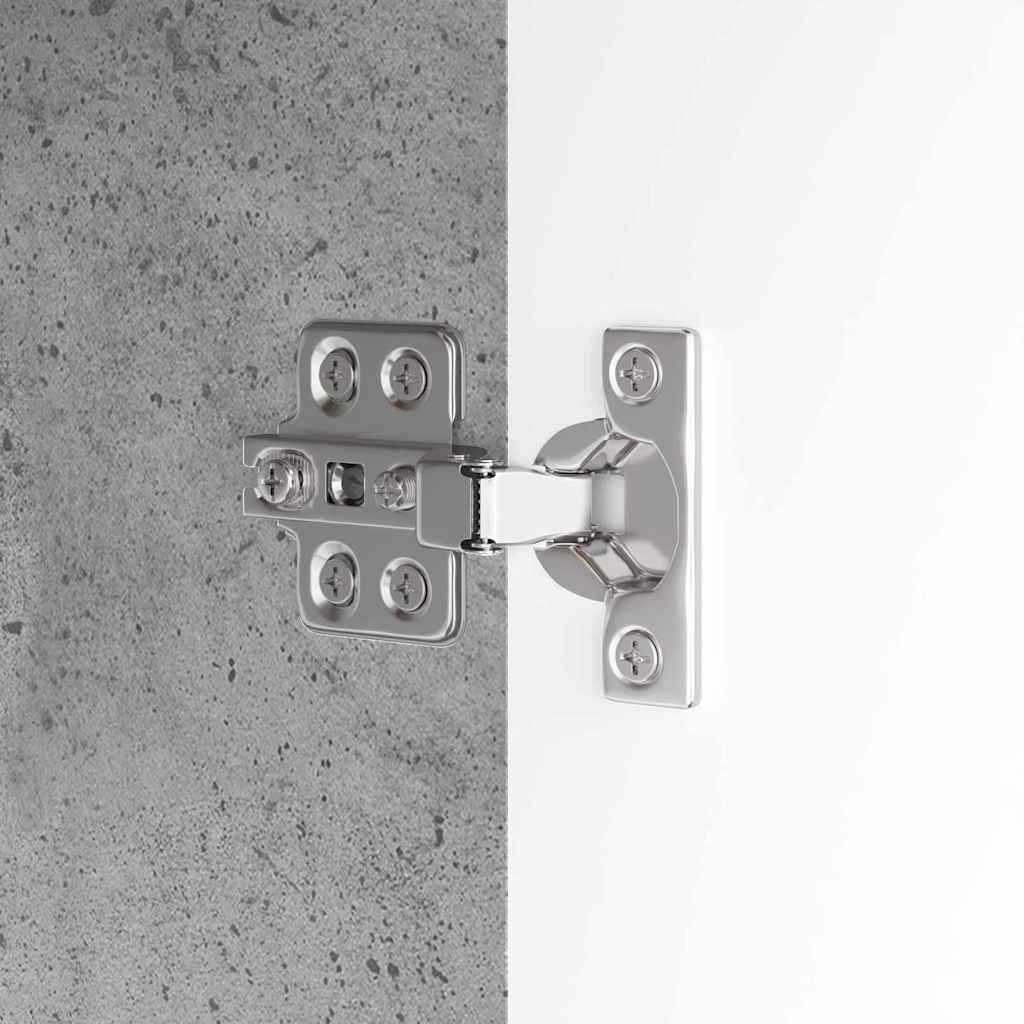 Badkamer wastafelkast Beton Grijs 60 x 30 x 60 cm Bewerkt hout