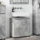 Bathroom Vanity Cabinet Concrete Grey 60 x 30 x 60 cm Engineered Wood