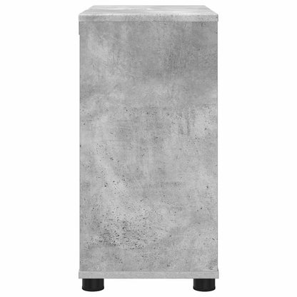 Badkamer wastafelkast Beton Grijs 60 x 30 x 60 cm Bewerkt hout