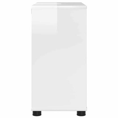 Badkamer wastafelkast met plank Hoogglans wit 60 x 30 x 60 cm