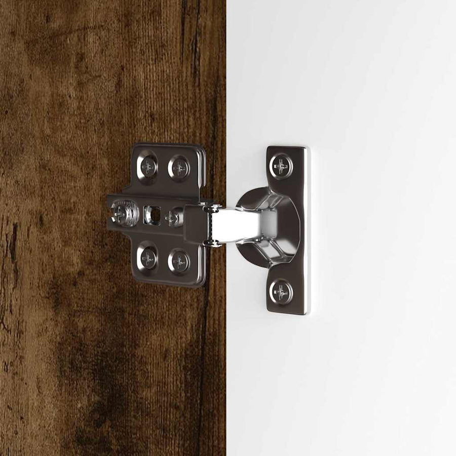 Badkamer wastafelkast met plank Gerookt eiken 60 x 30 x 60 cm
