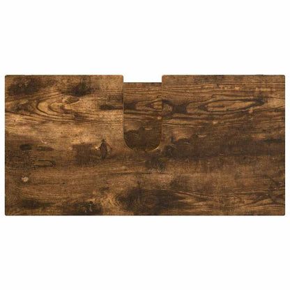 Badkamer wastafelkast met plank Gerookt eiken 60 x 30 x 60 cm