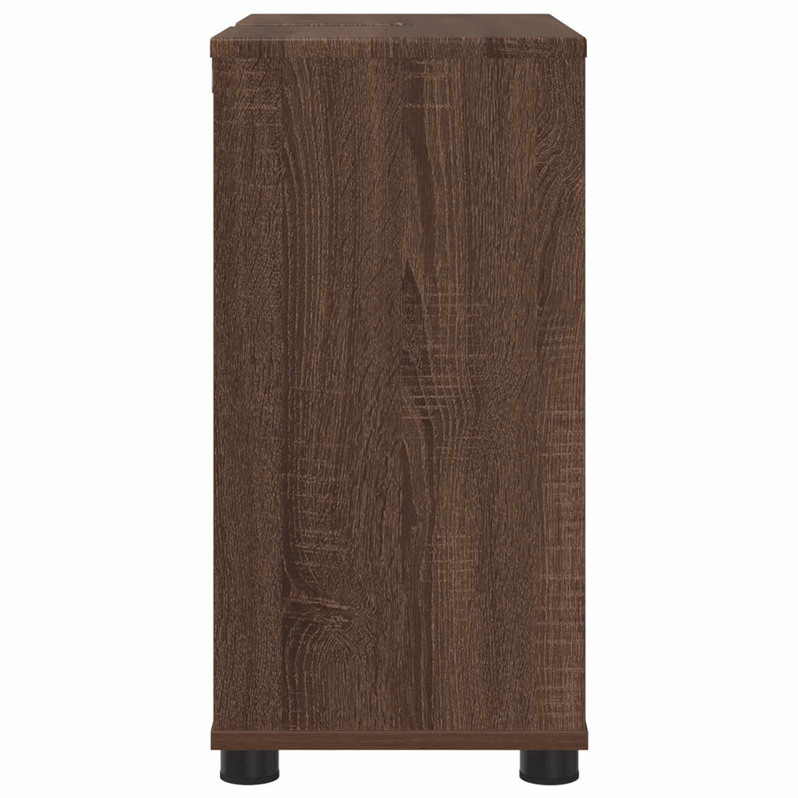 Badkamer wastafelkast Bruin Eiken 60 x 30 x 60 cm Bewerkt hout