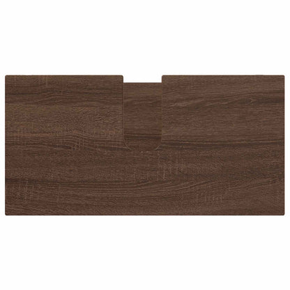 Badkamer wastafelkast Bruin Eiken 60 x 30 x 60 cm Bewerkt hout