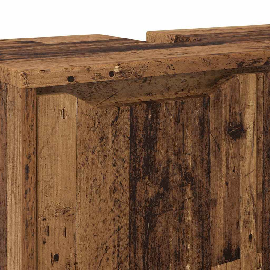Badkamer wastafelkast Oud Hout 60 x 30 x 60 cm Bewerkt hout