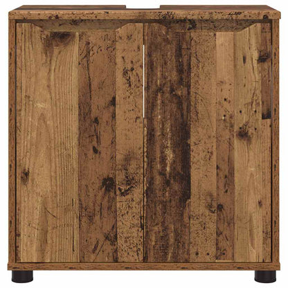 Badkamer wastafelkast Oud Hout 60 x 30 x 60 cm Bewerkt hout