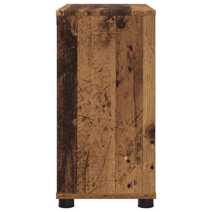 Badkamer wastafelkast Oud Hout 60 x 30 x 60 cm Bewerkt hout