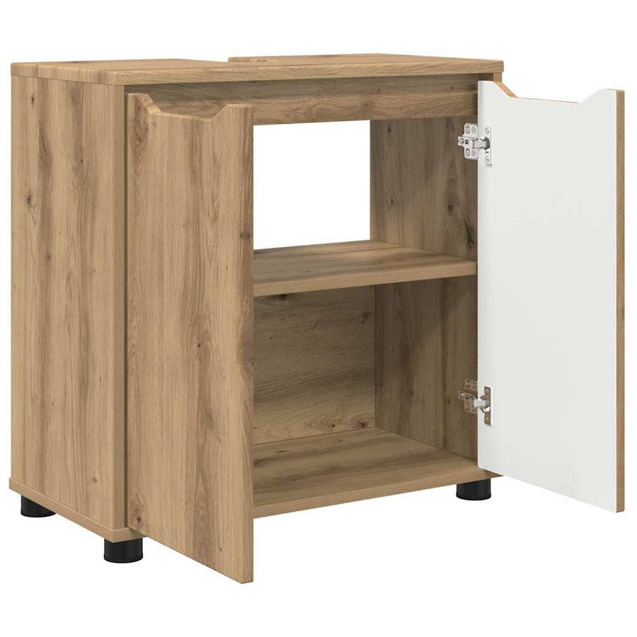 Badkamer wastafelkast met plank Artisan Eiken 60 x 30 x 60 cm