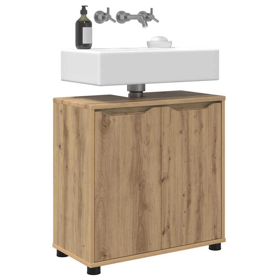 Badkamer wastafelkast met plank Artisan Eiken 60 x 30 x 60 cm