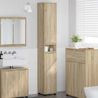 Badkamerkast Sonoma eiken 30,5x30x195 cm