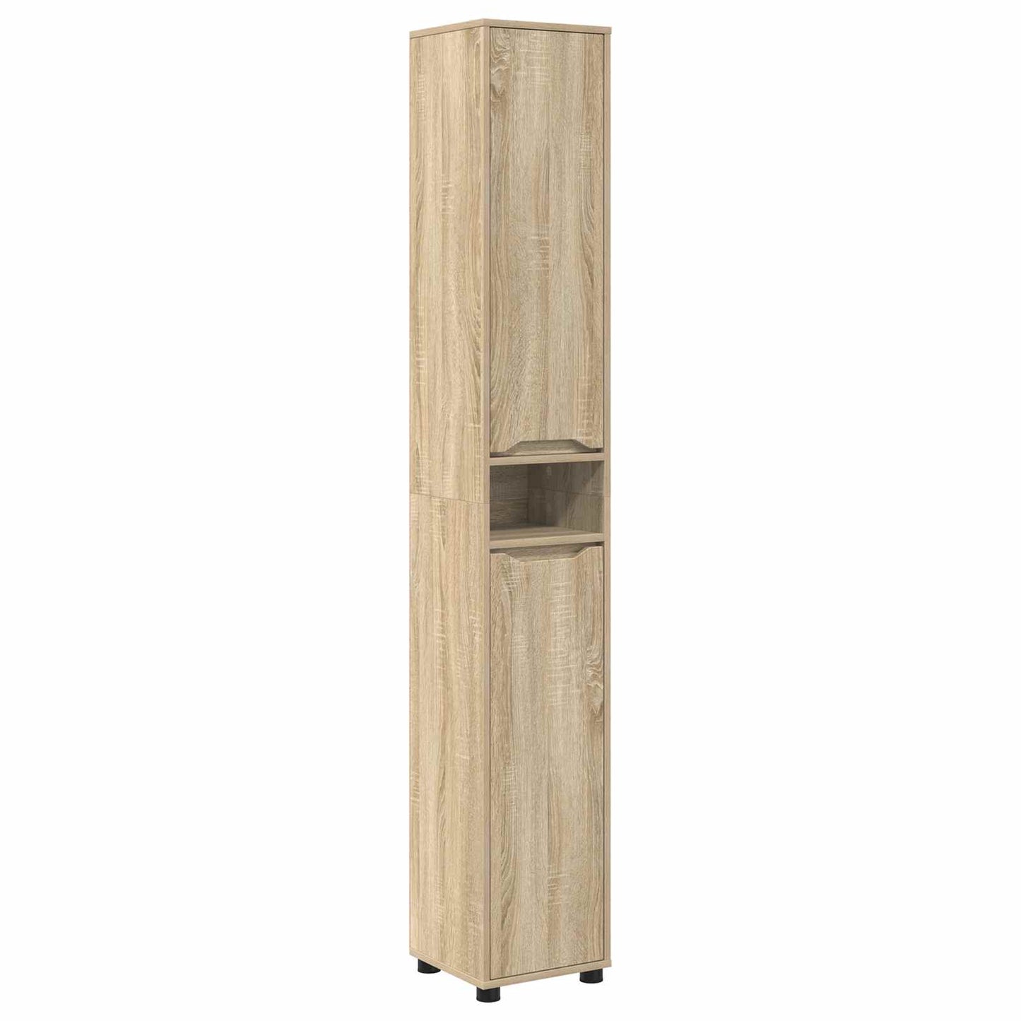 Badkamer Kast Sonoma Eiken 30,5 x 30 x 195 cm Bewerkt hout