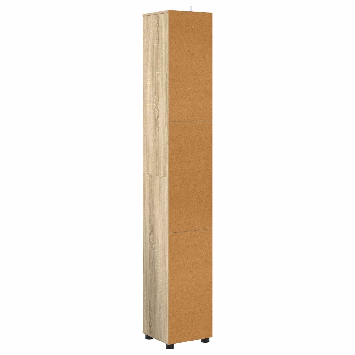 Badkamer Kast Sonoma Eiken 30,5 x 30 x 195 cm Bewerkt hout