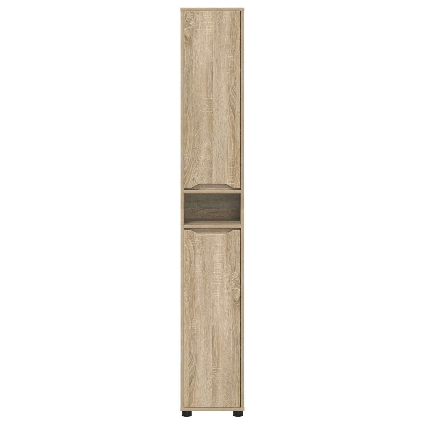 Badkamer Kast Sonoma Eiken 30,5 x 30 x 195 cm Bewerkt hout