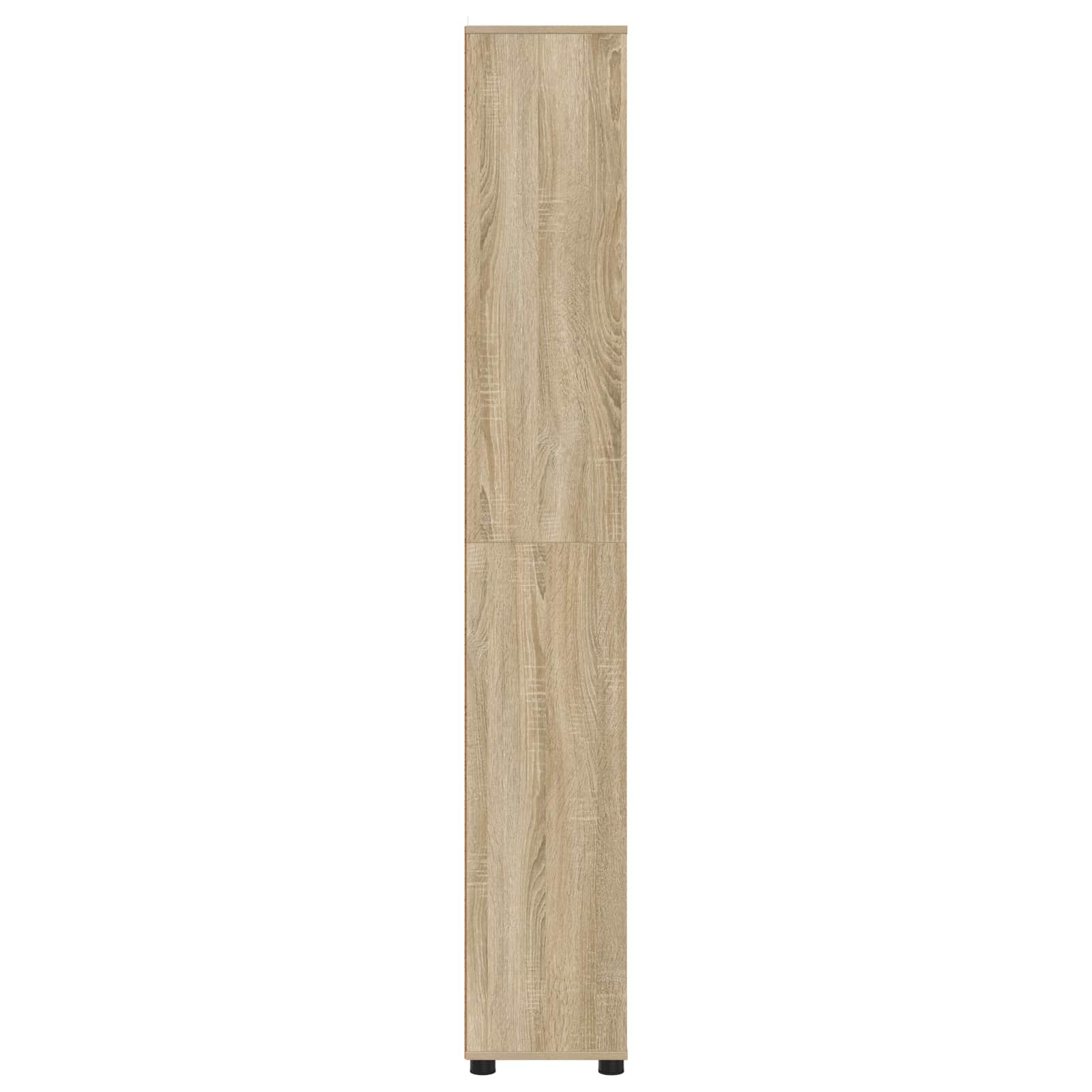 Badkamer Kast Sonoma Eiken 30,5 x 30 x 195 cm Bewerkt hout