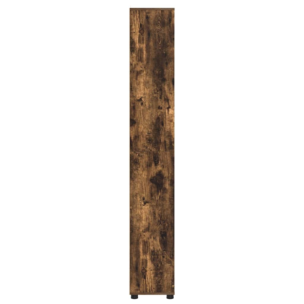 Badkamer Kast Gerookt eiken 30,5 x 30 x 195 cm Bewerkt hout