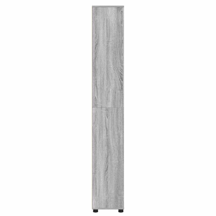 Badkamer Kast Grijs Sonoma 30,5 x 30 x 195 cm Bewerkt hout