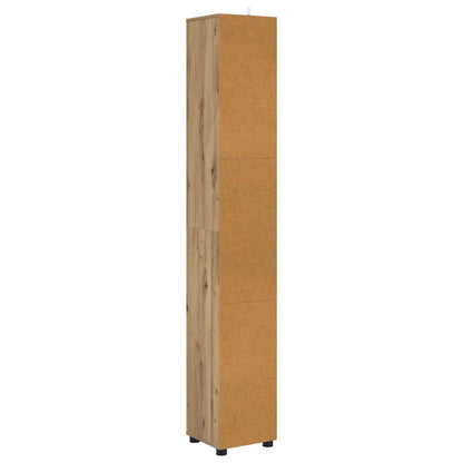 Badkamer Kast Artisan Eiken 30,5 x 30 x 195 cm Bewerkt hout