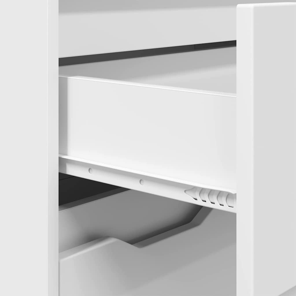 Badkamer Kast met lade Wit 72,5 x 36,5 x 100 cm Bewerkt hout