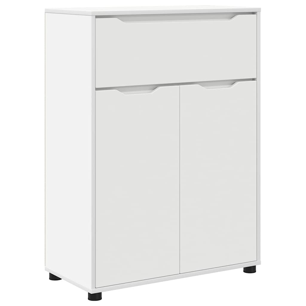Badkamer Kast met lade Wit 72,5 x 36,5 x 100 cm Bewerkt hout