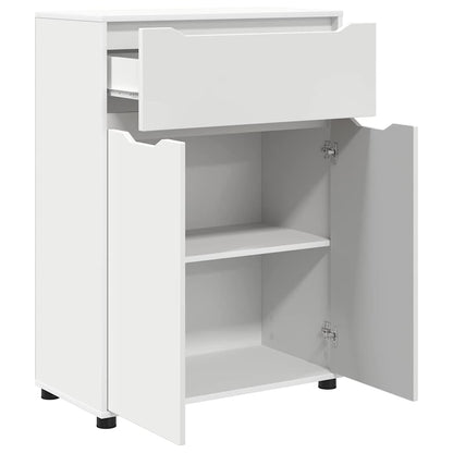 Badkamer Kast met lade Wit 72,5 x 36,5 x 100 cm Bewerkt hout