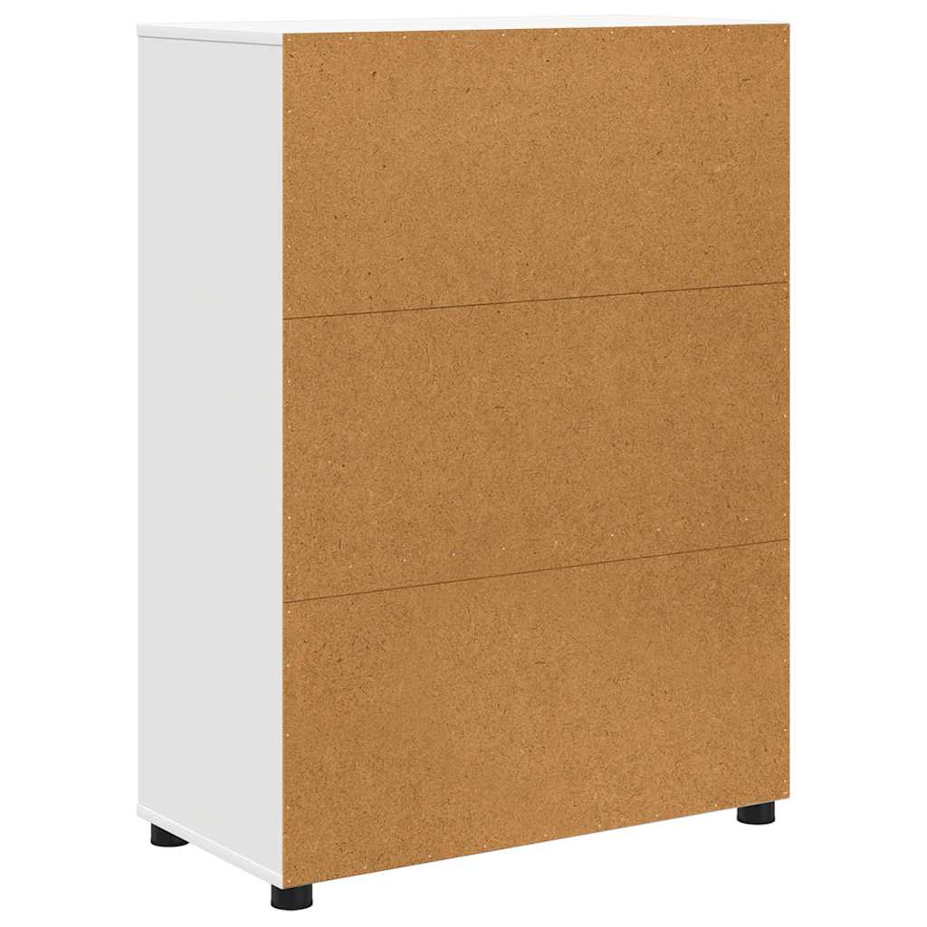 Badkamer Kast met lade Wit 72,5 x 36,5 x 100 cm Bewerkt hout