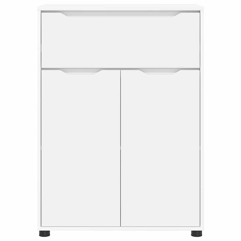 Badkamer Kast met lade Wit 72,5 x 36,5 x 100 cm Bewerkt hout
