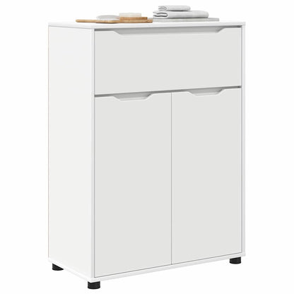 Badkamer Kast met lade Wit 72,5 x 36,5 x 100 cm Bewerkt hout