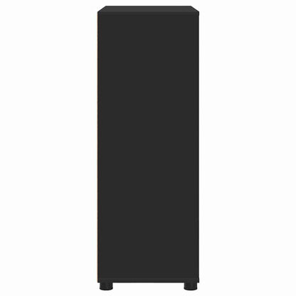 Badkamer Kast met lade Zwart 72,5 x 36,5 x 100 cm Bewerkt hout