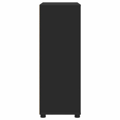 Badkamer Kast met lade Zwart 72,5 x 36,5 x 100 cm Bewerkt hout