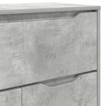 Badkamer Kast Beton Grijs 72,5 x 36,5 x 100 cm Bewerkt hout