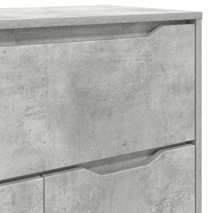 Badkamer Kast Beton Grijs 72,5 x 36,5 x 100 cm Bewerkt hout