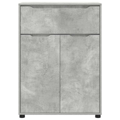 Badkamer Kast Beton Grijs 72,5 x 36,5 x 100 cm Bewerkt hout